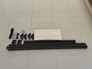 Marco <span class=keywords><strong>de</strong></span> cama negro clásico palé completo Queen King plegable Knock Down marco <span class=keywords><strong>de</strong></span> cama negro palé - Product Image 5