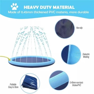 Tapis de Refroidissement Extérieur Gonflable Antidérapant pour Animaux de Compagnie avec Pulvérisateur d'Eau – Vente Directe Usine – Nouveauté Été – Offre Spéciale - Product Image 2