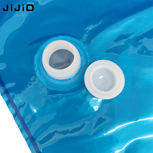 JIJID Vente en gros de sacs à soufflet bleus en bag-in-box avec valve et bouchon refermable, emballage anti-fuite pour l'huile de cuisson et l'industrie des boissons - Product Image 4