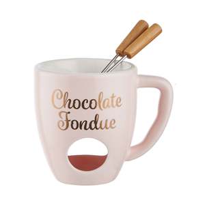 Scaldavivande in Ceramica <span class=keywords><strong>con</strong></span> Logo Personalizzato in Oro, Tazza per Fonduta di Cioccolato, Vendita Calda 2026 - Product Image 2