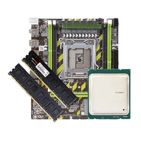 Kit de Placa Base X79 + RAM de 16 GB DDR3 + Combo de CPU E5 V2 LGA2011 Placa Base para PC