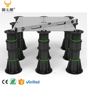 2025金牛座可调甲板地块摊铺机基座螺旋千斤顶基座阳台露台瓷砖支架 - Product Image 1
