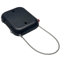 Serrure en métal de mot de passe de combinaison escamotable réglable antivol pour le câble de vélo de moto de scooter de bagage de casque de vélo
