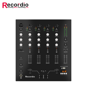 GAX-DM6 USB âm thanh mixer 6 kênh Mixer BT DJ điều khiển Stereo Mixer kỹ thuật số âm thanh trộn hệ thống điều khiển tốc độ với 3 ban nhạc EQ - Product Image 1