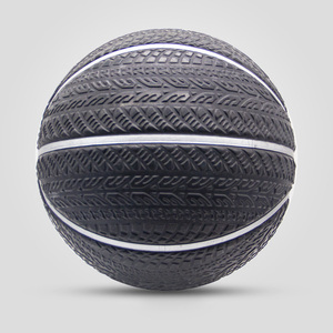 Balón <span class=keywords><strong>de</strong></span> <span class=keywords><strong>Baloncesto</strong></span> Profesional <span class=keywords><strong>de</strong></span> Cuero Inflable Negro con LOGO Personalizado para Entrenamiento Deportivo Tamaño Oficial 7 - Product Image 6