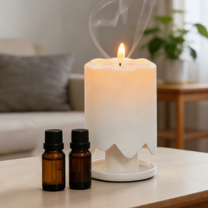 Nuovo Deodorante per Camera da Letto, Diffusore di Aromi Senz'Acqua Decorativo per Festività, <span class=keywords><strong>Candele</strong></span> Elettriche Senza Fiamma a LED per Profumare la Casa - Product Image 1