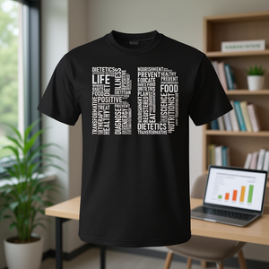 Camiseta de dietista registrada, dietética, ciencia del alimentación, estilo de vida saludable, educación transformadora, prevención - Product Image 3