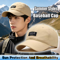 Gorras de Béisbol Unisex Deportivas, Transpirables, Impermeables y de Secado Rápido, de PVC, con Hebilla Metálica, para Correr, Senderismo, Todas las Temporadas