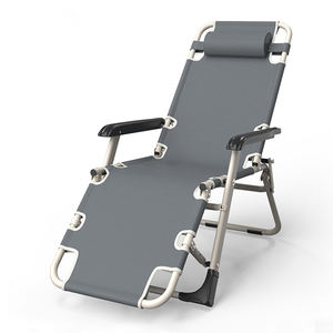 <span class=keywords><strong>Chaise</strong></span> <span class=keywords><strong>longue</strong></span> multi-angles Ajustement Lit pliant de luxe Pliable Salon d'extérieur inclinable Chaises de plage de jardin - Product Image 5