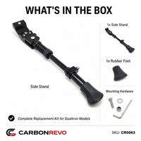 Béquille Carbonrevo pour trottinette électrique Dualtron – Support de stationnement haute résistance pour les longues distances – Qualité supérieure