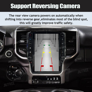 เครื่องเล่นมัลติมีเดียในรถยนต์ระบบ Android 13 ขนาด 128G สำหรับ Dodge RAM 1500 ปี 2019-2024 พร้อมจอภาพแนวตั้ง รองรับ Carplay ระบบนำทาง GPS และชุดควบคุมหลัก - Product Image 5