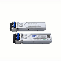 Harga Pabrik Modul SFP 155M SMF Optic Transceiver 1310nm 20KM LC DDM Mendukung 4G 5G WiFi Fast Ethernet Dual Port Network Switch