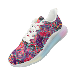 Nouvelles baskets de Style bohème pour femmes imprimer à la demande chaussure de course à coussin d'air chaussures de sport de Tennis à lacets légères livraison directe - Product Image 5