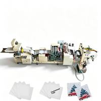 Máquina de Alta Velocidad para Fabricar Servilletas de Papel, Maquinaria Automática para Doblar y Grabar Papel Tisú