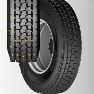 Pneus de camion légers radiaux sans chambre à air 295/75R22.5-16PR à prix d'usine, toutes positions, nouveau modèle pour remorques - Product Image 5