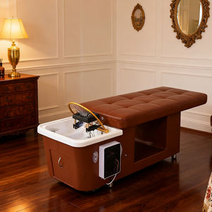 Cama de masaje eléctrica moderna Kisun, mesa de cuidado, muebles, peluquería de Metal, silla de lavado para peluquerías - Product Image 4