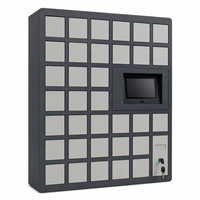 Armoire à clés intelligente RFID, casier à clés personnalisé avec contrôle d'accès par écran tactile pour atelier de réparation automobile