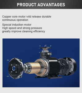 เครื่องล้างรถอัตโนมัติ 4000W แรงดันสูง 3200PSI 220บาร์ ติดผนังเหล็ก ทำความสะอาดพื้นผิว ขายดี 380V 4000W แรงดันสูง - Product Image 2