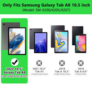 Housse de protection rigide en silicone robuste pour tablette <span class=keywords><strong>Samsung</strong></span> <span class=keywords><strong>Galaxy</strong></span> <span class=keywords><strong>Tab</strong></span> A8 10.5 SM- X200 X205 avec béquille - Product Image 2