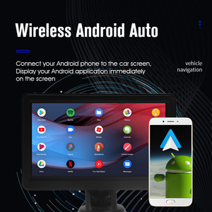 Système de navigation GPS sans fil avec écran tactile de 7 pouces, Carplay, Android Auto, WiFi double bande, MP3, BT, vidéo, aide au recul, cartes du monde entier - Product Image 3