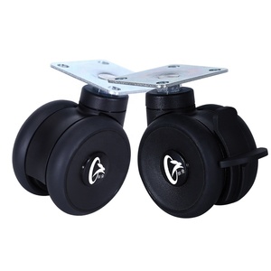<span class=keywords><strong>Roulettes</strong></span> de remplacement en <span class=keywords><strong>plastique</strong></span> de 3 pouces <span class=keywords><strong>pour</strong></span> meubles, pieds de canapé, chaises, <span class=keywords><strong>pour</strong></span> sols en bois dur et moquette - Product Image 1