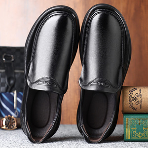 Zapatos Casuales de Negocios para Hombre, Venta Caliente 2026, Suela Suave, Sin Cordones, Punta Redonda, de Cuero con Cordones - Product Image 3