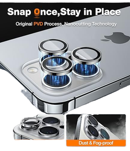 Protector de vidrio templado para lente de cámara Hd para <span class=keywords><strong>Iphone</strong></span> 16 15 14 Plus película protectora de lente transparente <span class=keywords><strong>13</strong></span> 12 <span class=keywords><strong>Mini</strong></span> 11 Pro Max - Product Image 3