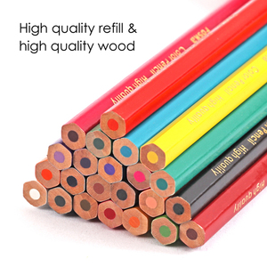 <span class=keywords><strong>Crayons</strong></span> <span class=keywords><strong>de</strong></span> <span class=keywords><strong>couleur</strong></span> hexagonaux <span class=keywords><strong>en</strong></span> <span class=keywords><strong>bois</strong></span> naturel Foska 7,0'' <span class=keywords><strong>24</strong></span> couleurs - Product Image 3