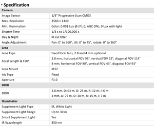 Caméra tourelle réseau fixe Hikvision longue portée DS-2CD1347G2H-LIU 4 MP ColorVu avec Smart Hybrid Light et audio en temps réel pour la sécurité - Product Image 4