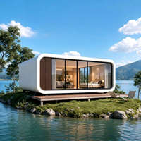 Prix direct usine : Module de bureau intelligent, Maison capsule, Bureau mobile pour jardin et domicile, Maison modulaire préfabriquée, Conception mobile, Cabine Apple