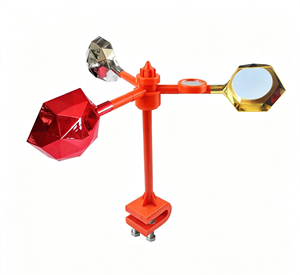 Répulsif d'oiseaux rotatif extérieur à 360 degrés, dispositif réfléchissant anti-pigeons pour le contrôle des oiseaux dans les jardins, fermes, bateaux et cours - Product Image 3