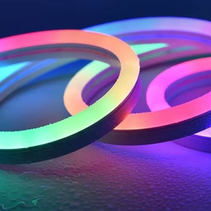Lumières LED néon RGB étanches en silicone à double couche IP65 pour la publicité commerciale - Product Image 1
