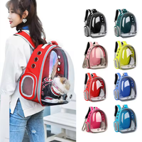 Sac de transport pour chat en PVC de haute qualité, sac de voyage pour animaux de compagnie, sac à dos respirant, transparent, durable, portable, sac de voyage pour chat approuvé par les compagnies aériennes