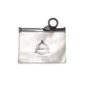 Fashion Small Zip lock Bags Frosted/Clear Plastic PVC Zipper Zip lock Bag For Jewelry Small Case