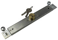 Serrure centrale intelligente pour fenêtre volet roulant cylindre de sécurité en laiton de haute qualité boîtier en acier deux clés boulons droits