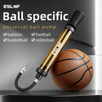 Ballpumpe für Sportgeräte, langlebige Ventilnadelpumpe, tragbare Handpumpe, Inflator für Basketball, Fußball, Yoga, für Volleyball