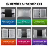 Sac d'emballage de colonne à coussin d'air gonflable de taille et de forme personnalisées pour ordinateur portable à écran TV LCD LED