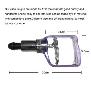 Juego de 4 Ventosas en Forma de Corazón, 1 Pistola de Ventosas, Kit de Terapia de Vacío de Plástico, Masajeador con Caja - Product Image 3