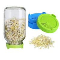 Lọ Mason Nhựa Miệng Rộng 86Mm Lọ Đóng Hộp Nảy Mầm Nảy Mầm