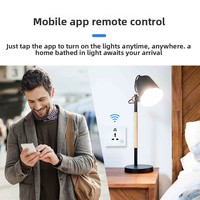 Enchufe Inteligente Universal WiFi Tuya/Homekit/Matter, Panel Táctil, Control Remoto por Aplicación, Control por Voz Alexa para Automatización del Hogar Inteligente