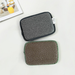 Éponge de nettoyage en microfibre chenille épaisse et résistante pour le nettoyage des carreaux et des surfaces de salle de bain, tampon de nettoyage en chenille - Product Image 5