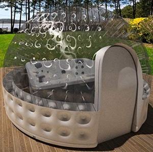 Dôme solaire <span class=keywords><strong>gonflable</strong></span> sur mesure pour <span class=keywords><strong>spa</strong></span> et jacuzzi, taille personnalisée, en vente en 2024 - Product Image 2