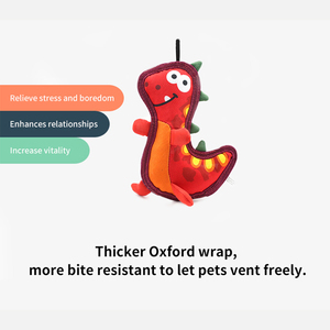 Đầy Màu sắc Oxford vải TPR Squeaky khủng long đồ chơi, PET Squeaky đồ chơi, in động vật, Dog Squeaky Chew đồ chơi - Product Image 6