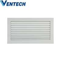 Grille d'aération électrique en alliage d'aluminium moderne, contrôlable à distance, pour plafond, diffuseur, système CVC réglable pour l'extérieur