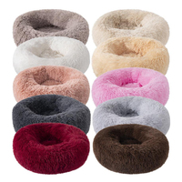 Panier Rond Chien Coussin Chat Panier Donut Panier Chien Lit pour Chat Chien et Mignon Coussin pour Chats et Petits Chiens
