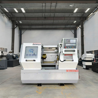 Tour CNC à lit plat CK6150-750 1000 220V avec mandrin manuel, contre-plate et systèmes Fanuc GSK