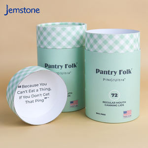 Caja de Cartón Kraft Personalizada, Reciclable y de Grado Alimenticio para Cápsulas, Chocolate, Granos de Café, Proteína en Polvo, Envase de Tubo de Papel - Product Image 2