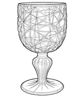 Vente en gros de 5 styles de gobelets à vin vintage verts embossés, verrerie de luxe rétro colorée pour la décoration de mariages, de fêtes et d'événements
