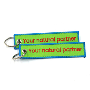 Nuevo Llavero Textil Personalizado Ecológico con Impresión por Transferencia Térmica y Grabado en Relieve para <span class=keywords><strong>Regalos</strong></span> Promocionales <span class=keywords><strong>de</strong></span> Marketing - Product Image 5