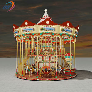 Manège de luxe à deux étages avec chevaux, style antique, à vendre - Product Image 5